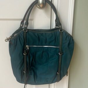 MZ Wallace green nylon purse